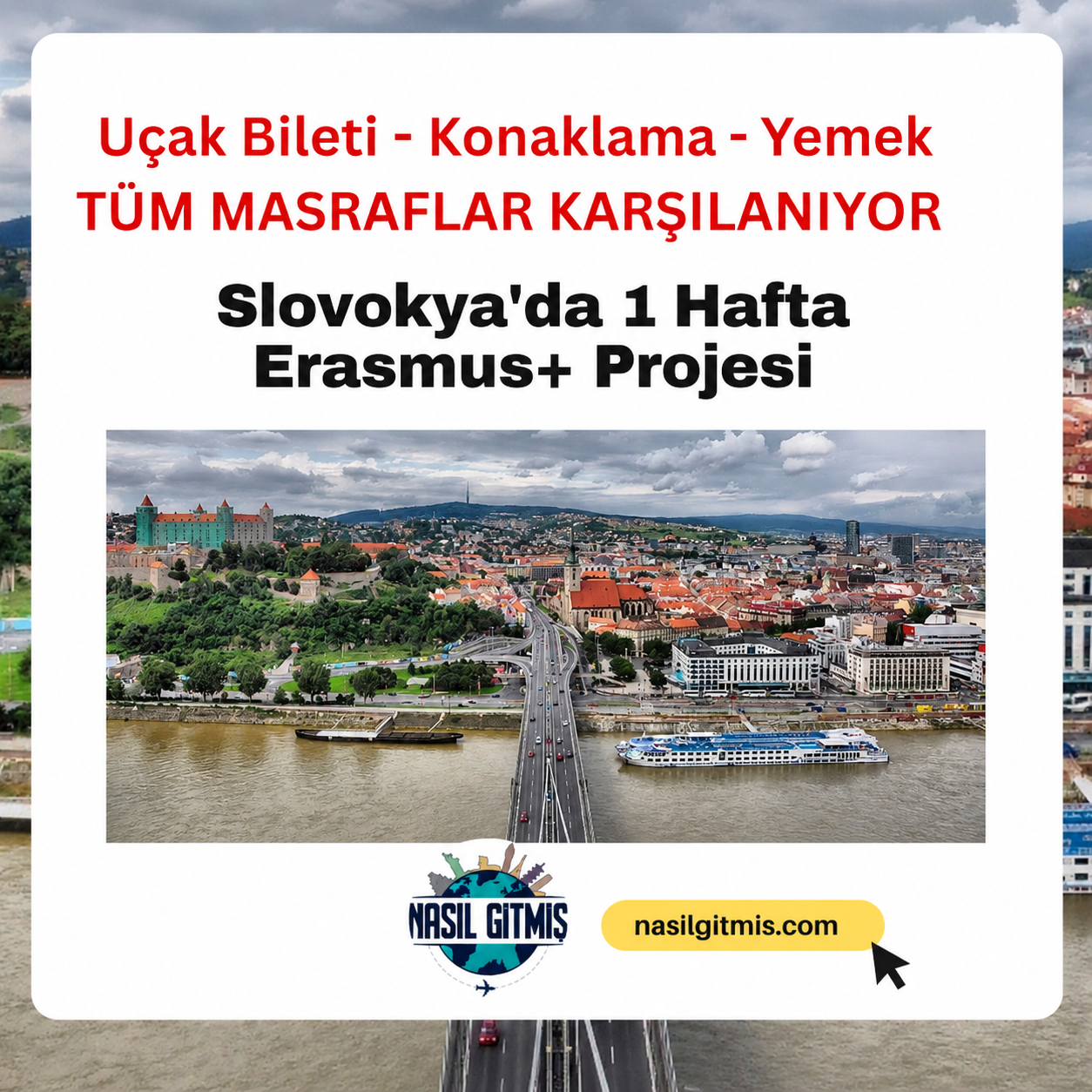 Slovakya’da 1 Hafta Erasmus+ Projesi