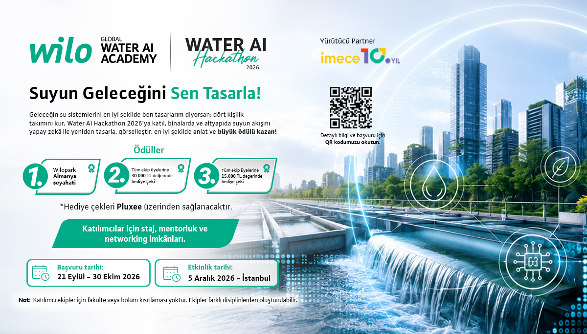 Water AI Hackathon 2026: Üniversiteliler Suyun Geleceğini Tasarlıyor