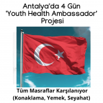 Antalya’da 4 Gün ‘Youth Health Ambassador’ Projesi