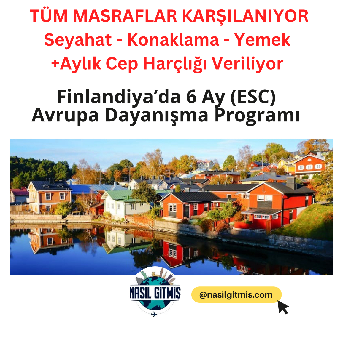 Finlandiya’da 6 Ay Avrupa Dayanışma Programı (ESC)