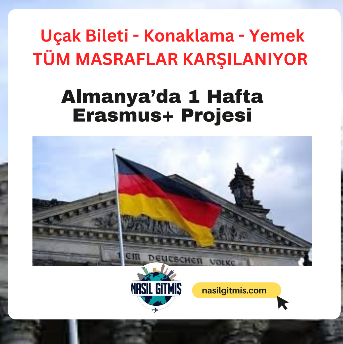 Almanya’da 1 Hafta Erasmus+ Gençlik Değişim Projesi