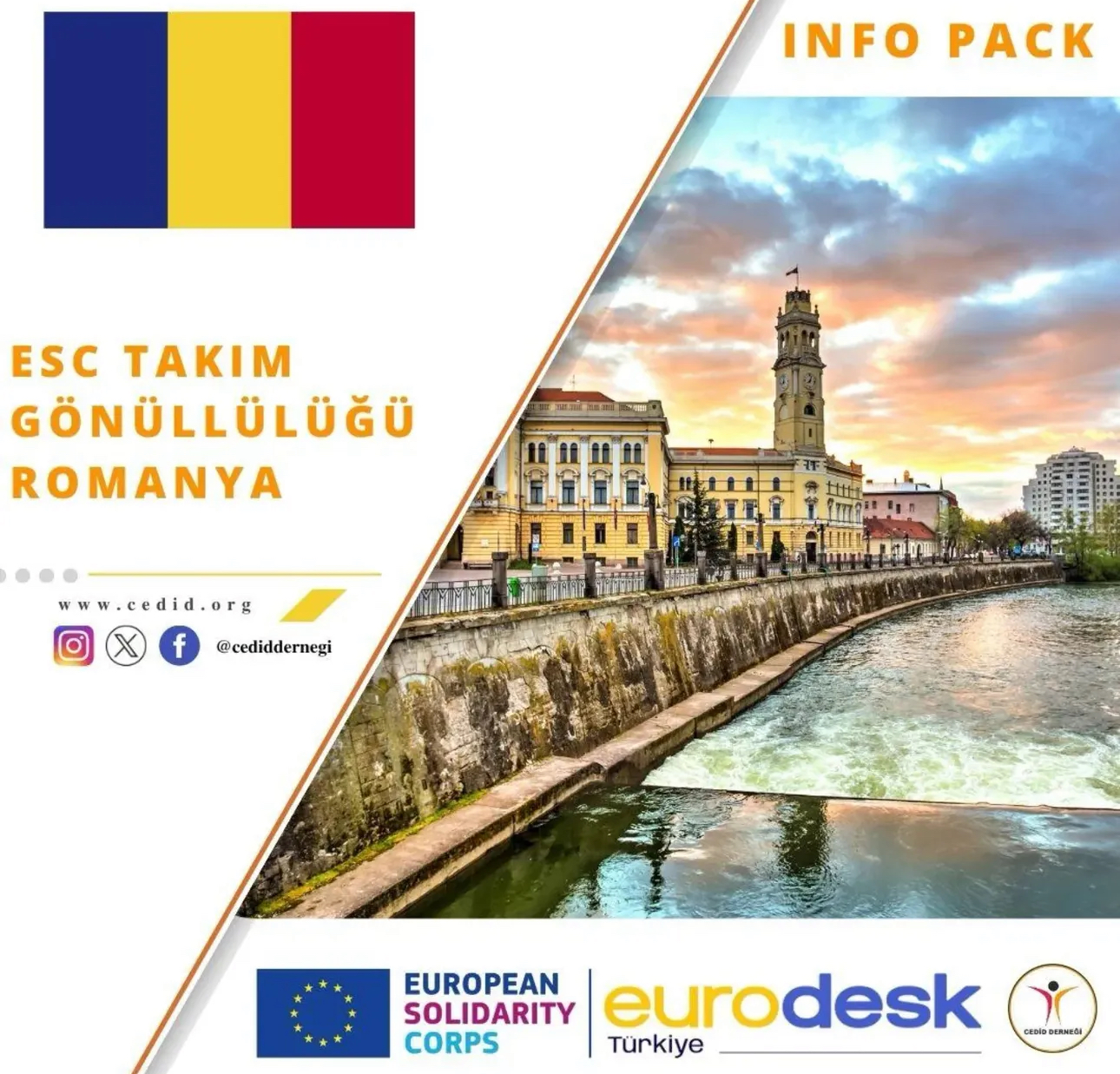 Romanya’da 1 Ay Avrupa Dayanışma Programı