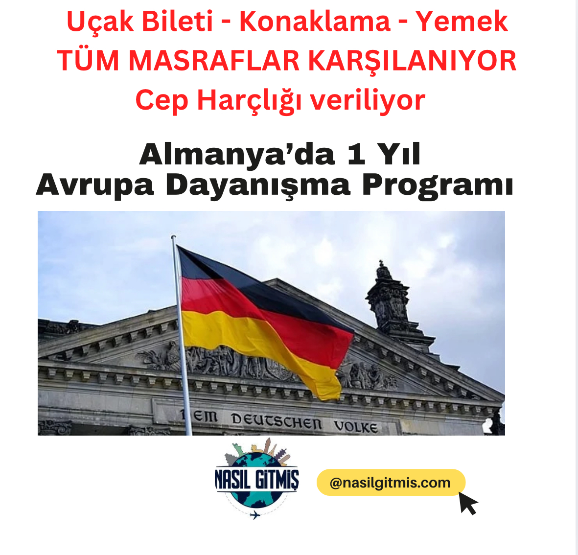 Berlin Almanya’da 1 Yıl Avrupa Dayanışma Programı (ESC)